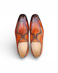 Carrucci Allen Split Toe Derby in Whisky