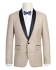 '-Rainwater's -Rainwater's - Tuxedo Rental - Champagne With Black Shawl Mandalay Tuxedo Rental -