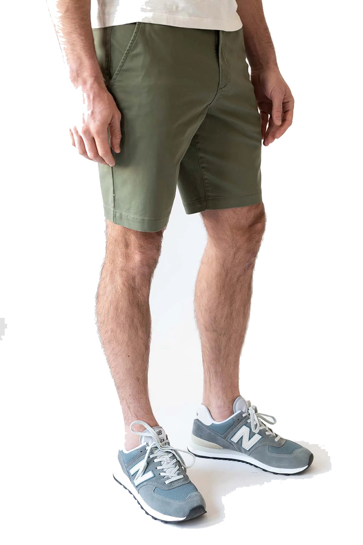 Devil Dog 9 inch Shorts -Stretch Twill In Olive - Rainwater's