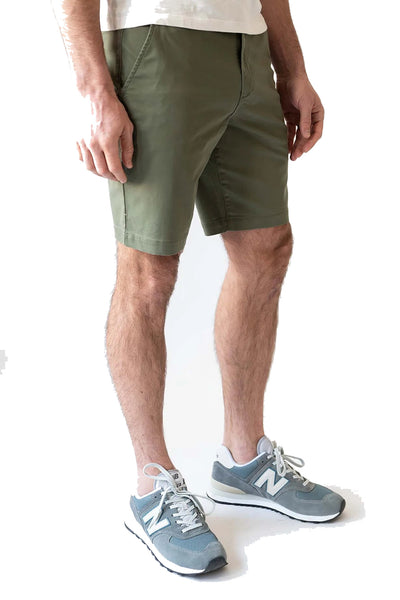 Devil Dog 9 inch Shorts -Stretch Twill In Olive - Rainwater's