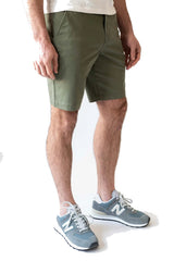 Devil Dog 9 inch Shorts -Stretch Twill In Olive - Rainwater's