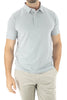 Devil Dog Feeder Stripe Polo In Quiet Grey