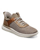 Florsheim Fleet Knit Elastic Lace Sneaker in Taupe