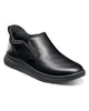 Florsheim Fleet Plain Toe Slip On Sneaker In Black With Black Sole