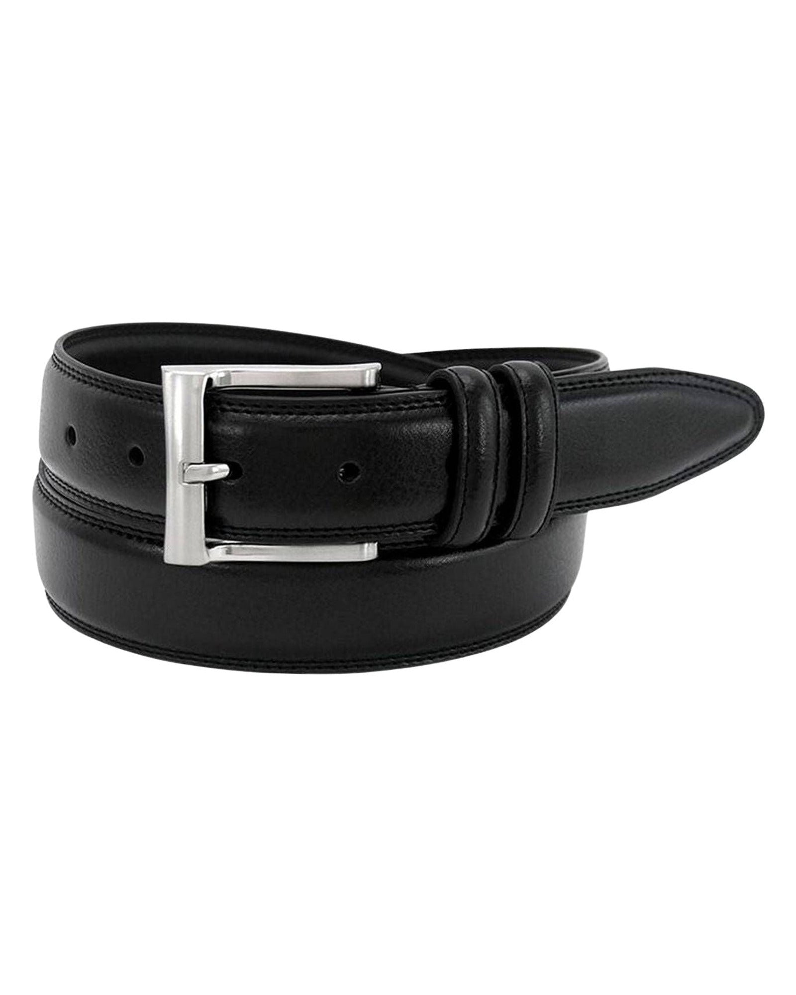 Florsheim Martin Pebble Grain Leather Belt in Black - Rainwater's Men's Clothing and Tuxedo Rental