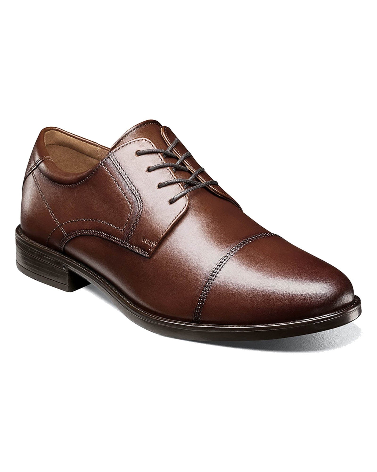 Florsheim Midtown Cap Toe Oxford Dress Shoes in Cognac
