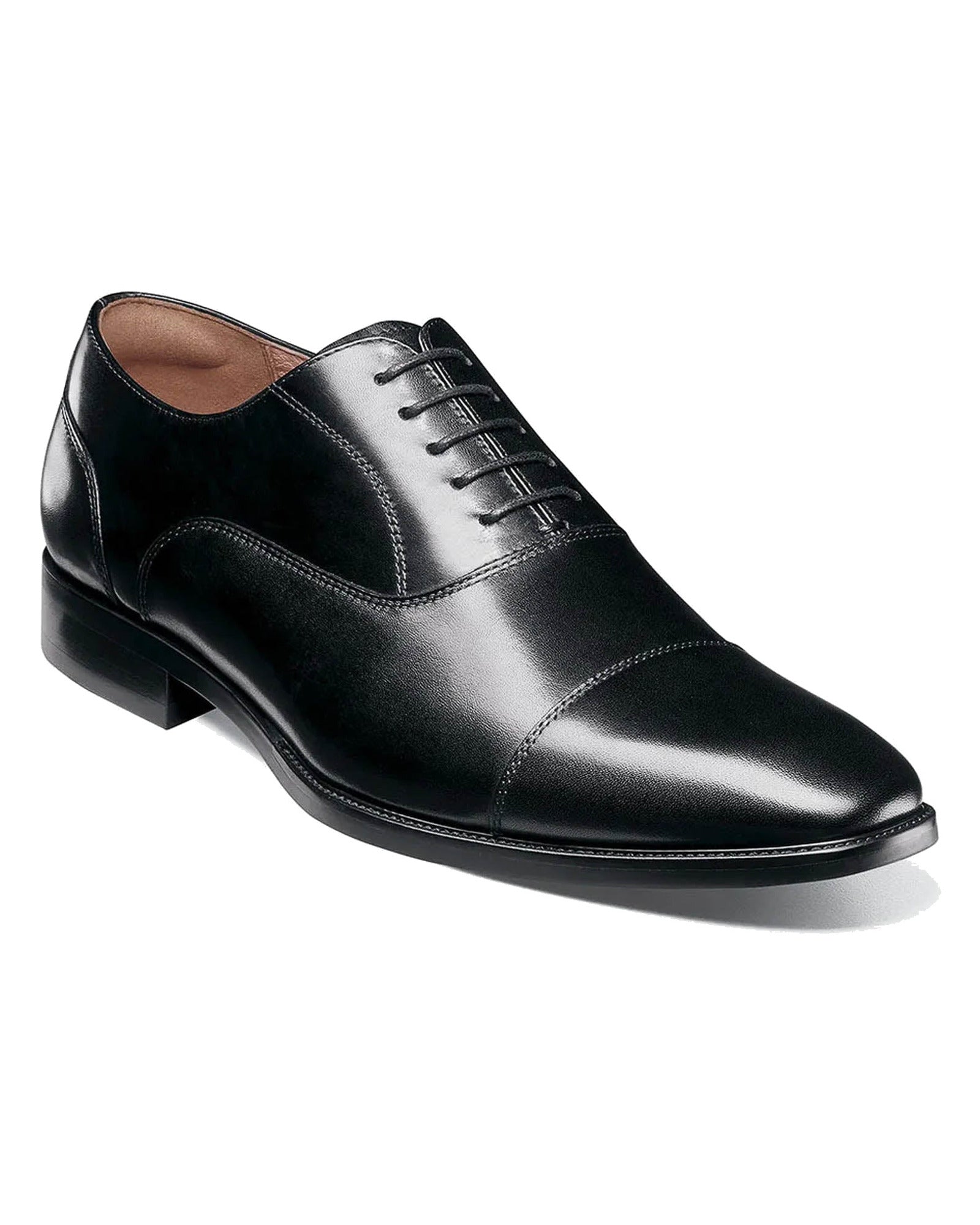 Florsheim Sorrento Lux Cap Toe Balmoral Oxford In Black