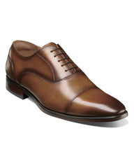 Florsheim Sorrento Lux Cap Toe Balmoral Oxford In Cognac