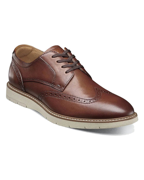 Florsheim Vibe Wingtip Oxford in Cognac