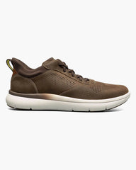 Florsheim Fleet Perf Toe Elastic Lace Sneaker in Brown