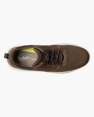 Florsheim Fleet Perf Toe Elastic Lace Sneaker in Brown