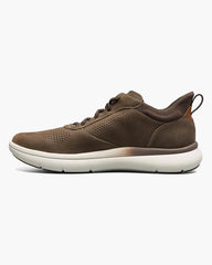 Florsheim Fleet Perf Toe Elastic Lace Sneaker in Brown