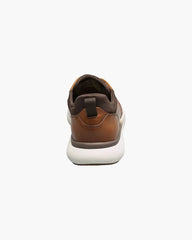 Florsheim Fleet Perf Toe Elastic Lace Sneaker in Cognac