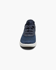 Florsheim Fleet Knit Elastic Lace Sneaker in Navy