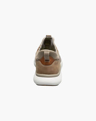 Florsheim Fleet Knit Elastic Lace Sneaker in Taupe