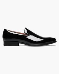 Florsheim Postino Plain Toe Slip On Black Patent Loafer
