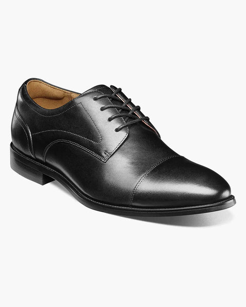 Florsheim Rucci Cap Toe Oxford In Black