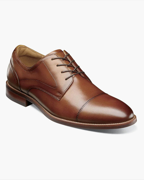Florsheim Rucci Cap Toe Oxford In Cognac
