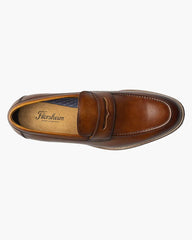Florsheim Rucci Moc Toe Penny Loafer Dress Shoes in Cognac