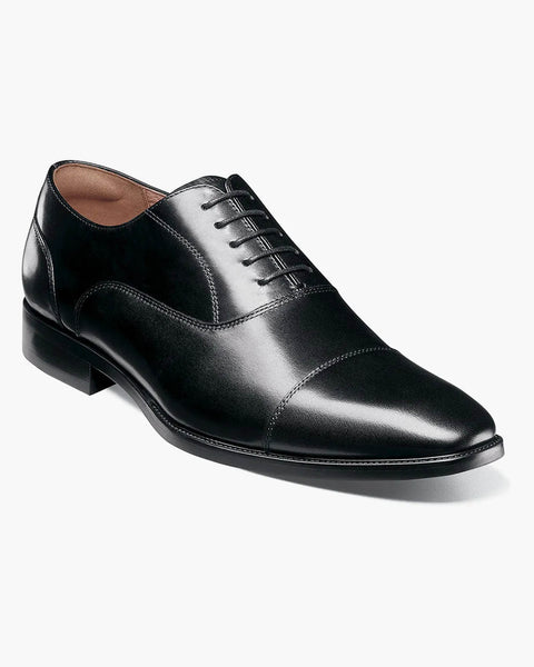Florsheim Sorrento Lux Cap Toe Balmoral Oxford In Black