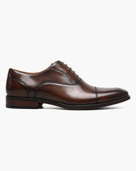Florsheim Sorrento Lux  Cap Toe Balmoral Oxford In Brown