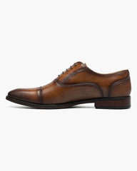 Florsheim Sorrento Lux Cap Toe Balmoral Oxford In Cognac