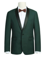 '-Rainwater's -Rainwater's - Tuxedo Rental - Forest Green With Black Shawl Mandalay Tuxedo Rental -