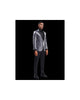 '-Rainwater's -Rainwater's - Tuxedo Rental - Grey Luster Peak Lapel Dinner Jacket Tuxedo Rental -