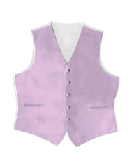 Lilac Satin Rental Vest - Rainwater's Men's Clothing and Tuxedo Rental