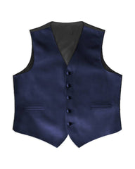 Navy Satin Rental Vest - Rainwater's Men's Clothing and Tuxedo Rental
