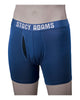 Stacy Adams Boxer Brief Performance Fabric in Solid Navy