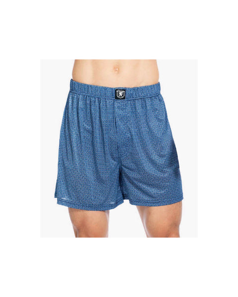 -Rainwater's -Stacy Adams - Loungewear - Boxer Shorts Performance Fabric in Blue Jewel -