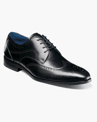 Stacy Adams Brayden Wingtip Oxford in Black