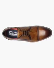 Stacy Adams Bryant Cap Toe Oxford in Tan Cognac