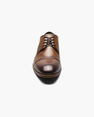 Stacy Adams Bryant Cap Toe Oxford in Tan Cognac