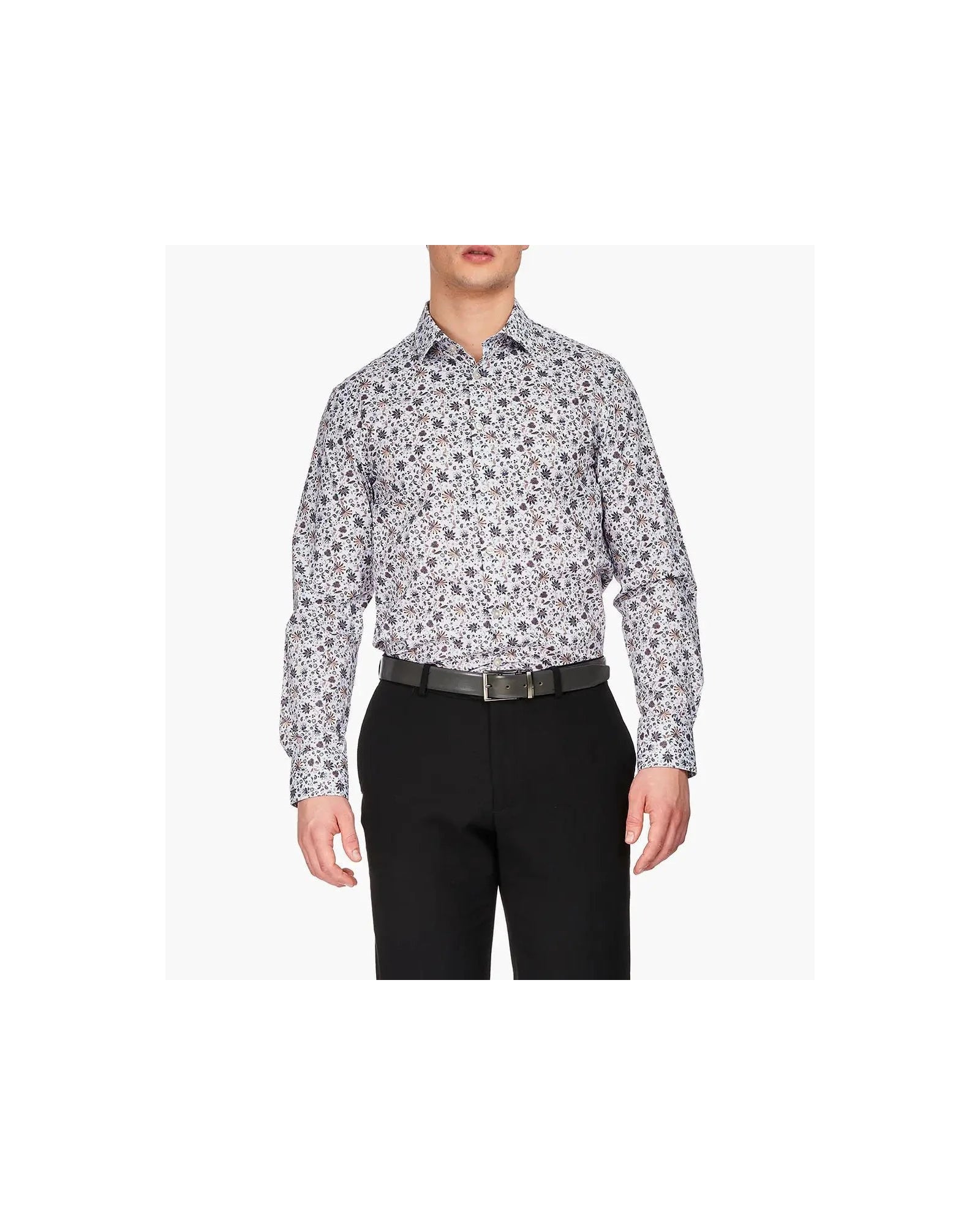 '-Rainwater's -Stacy Adams - Sport Shirt - Stacy Adams Floral Wolston Sport or Dress Shirt -