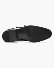 Stacy Adams Gordon Cap Toe Monk Strap In Black