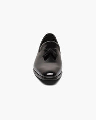 Stacy Adams Phoenix Patent Plain Toe Tassel Tuxedo Loafer In Black hi
