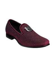 Stacy Adams Swagger Formal Loafer in Burgundy - Rainwater's