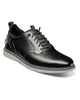 Stacy Adams Sync  Plain Toe Elastic Lace Up Sneaker In Black