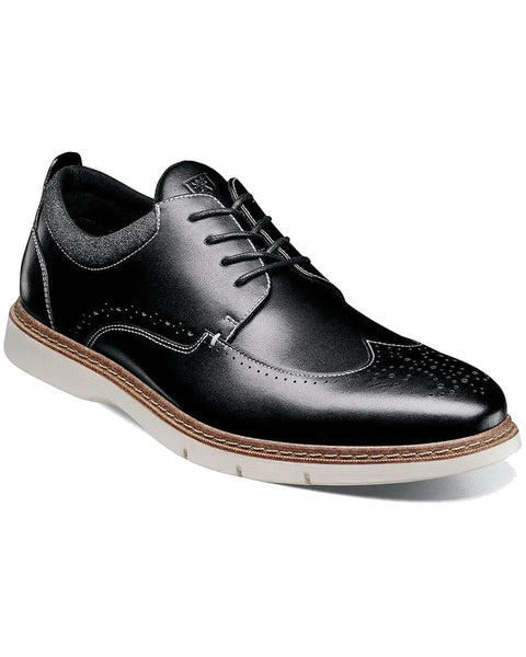 Stacy Adams Synergy Wingtip Sneaker In Black