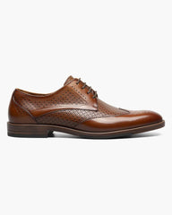 Stacy Adams Asher Wingtip Oxford in Cognac