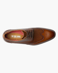 Stacy Adams Asher Wingtip Oxford in Cognac
