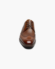 Stacy Adams Asher Wingtip Oxford in Cognac