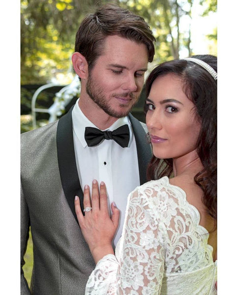 Stone Starlight Lame' Dinner Jacket Tuxedo Rental - Rainwater's Men's Clothing and Tuxedo Rental
