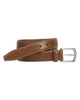 Topstitch Italian Leather Belt In Cognac