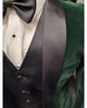 '-Rainwater's -Rainwater's - Tuxedo Rental - Velvet Green With Black Shawl Tuxedo Rental -