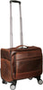 Rainwater's Genuine Leather Rolling Briefcase In Cognac