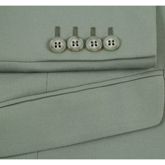 Rainwater's Fine Tropical Weight Man Made Fabric Slim Fit Suit In Sage