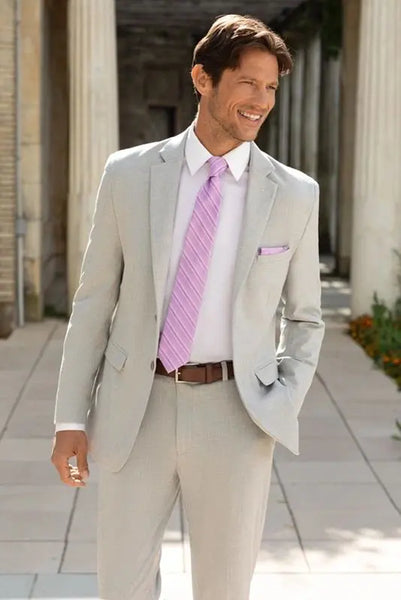 Silver Light Grey Suit Rental